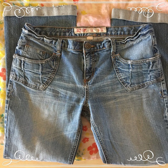 Mossimo Supply Co. Denim - Mossimo Cuffed Stone washed Jeans #J25