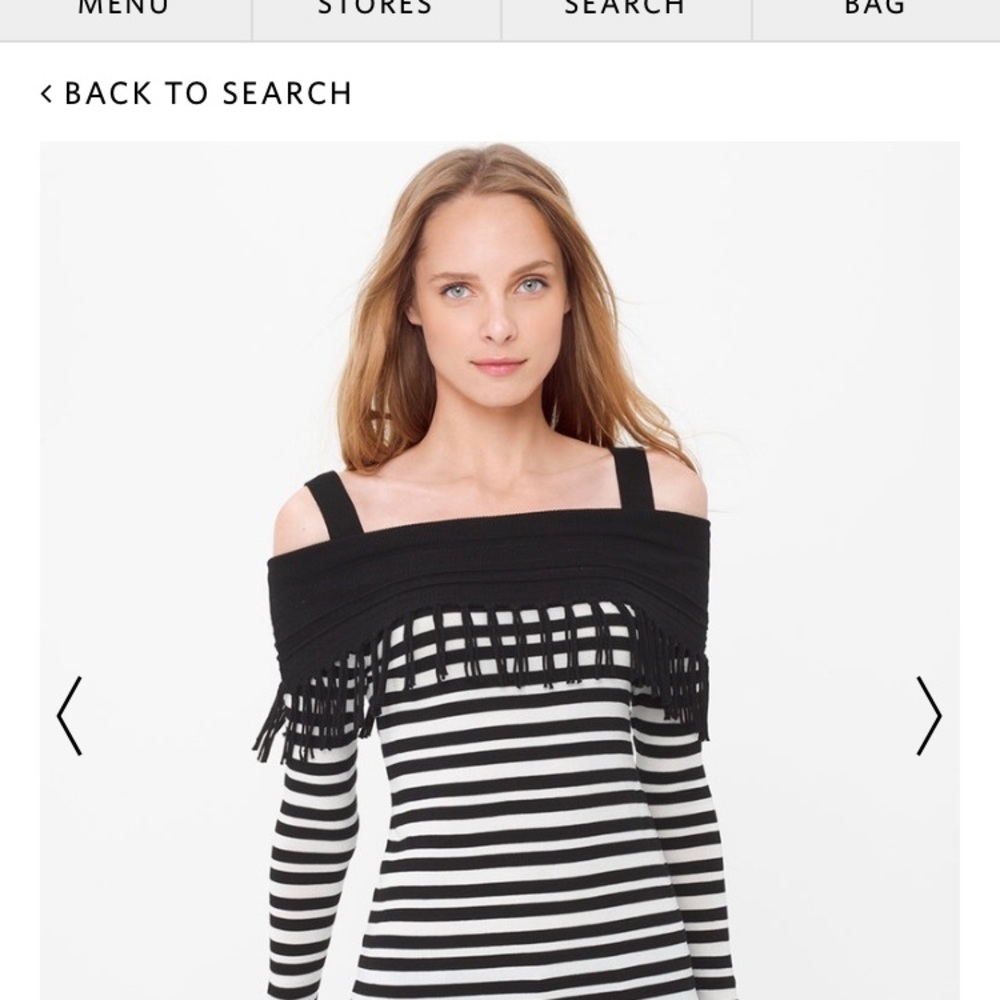 NWT Black House White Market cold shoulder sweater - Picture 2 of 3