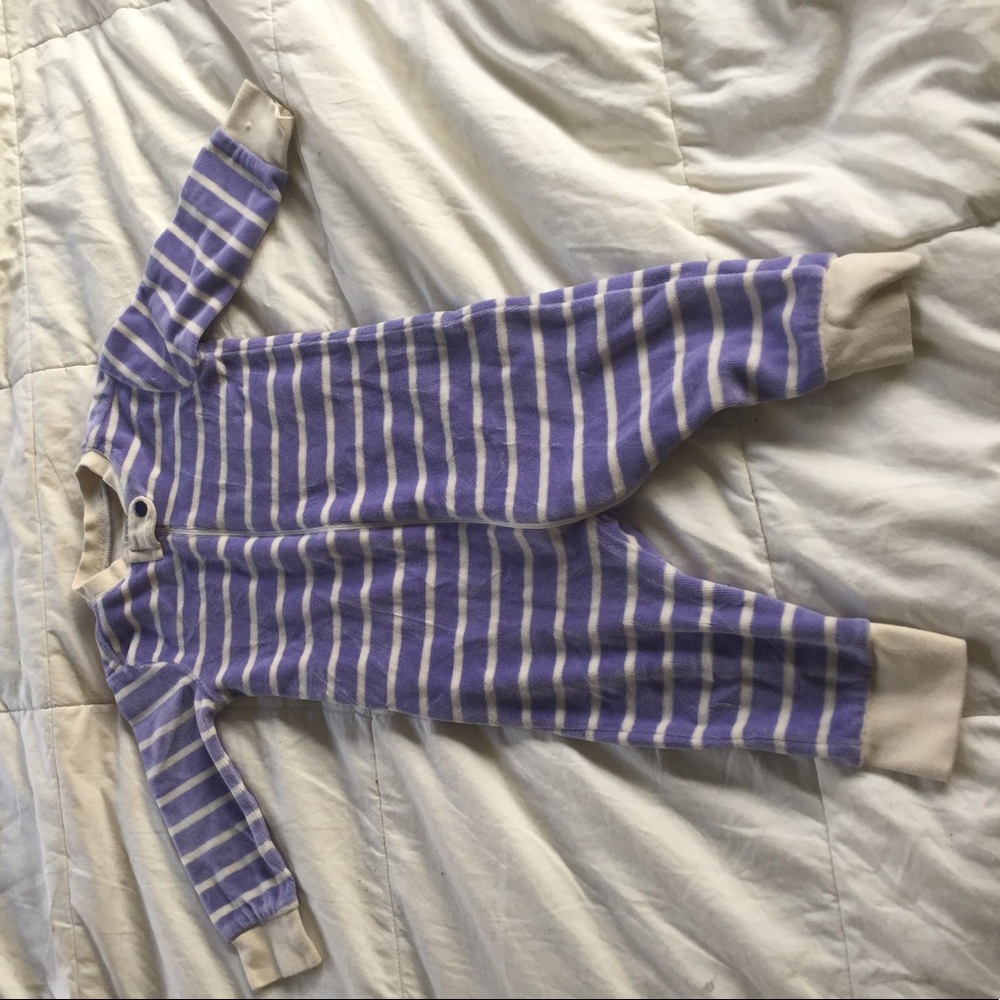 Hatley velour onesie