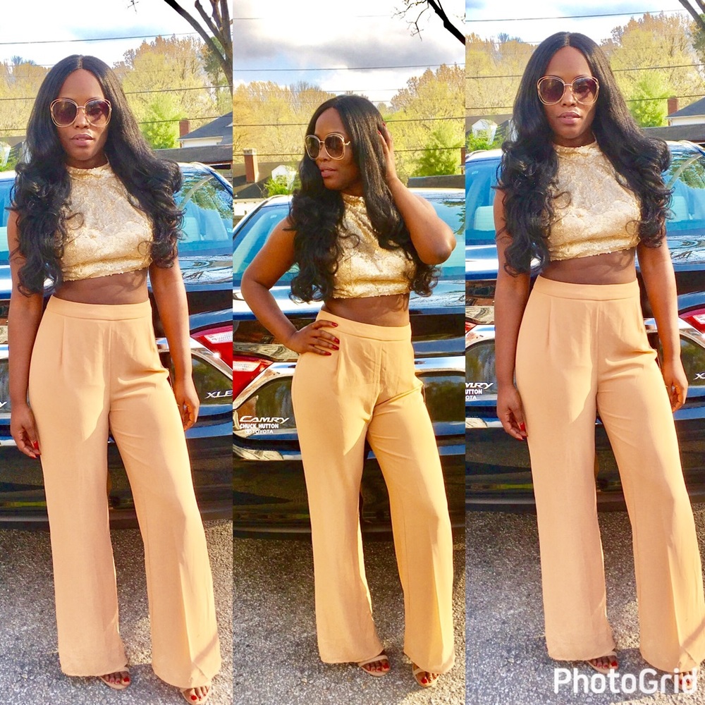 Two Piece 24K Gold Set