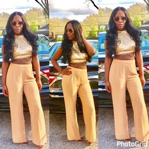 Two Piece 24K Gold Set