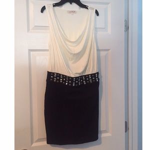 LaROK Jeweled Waist Dress