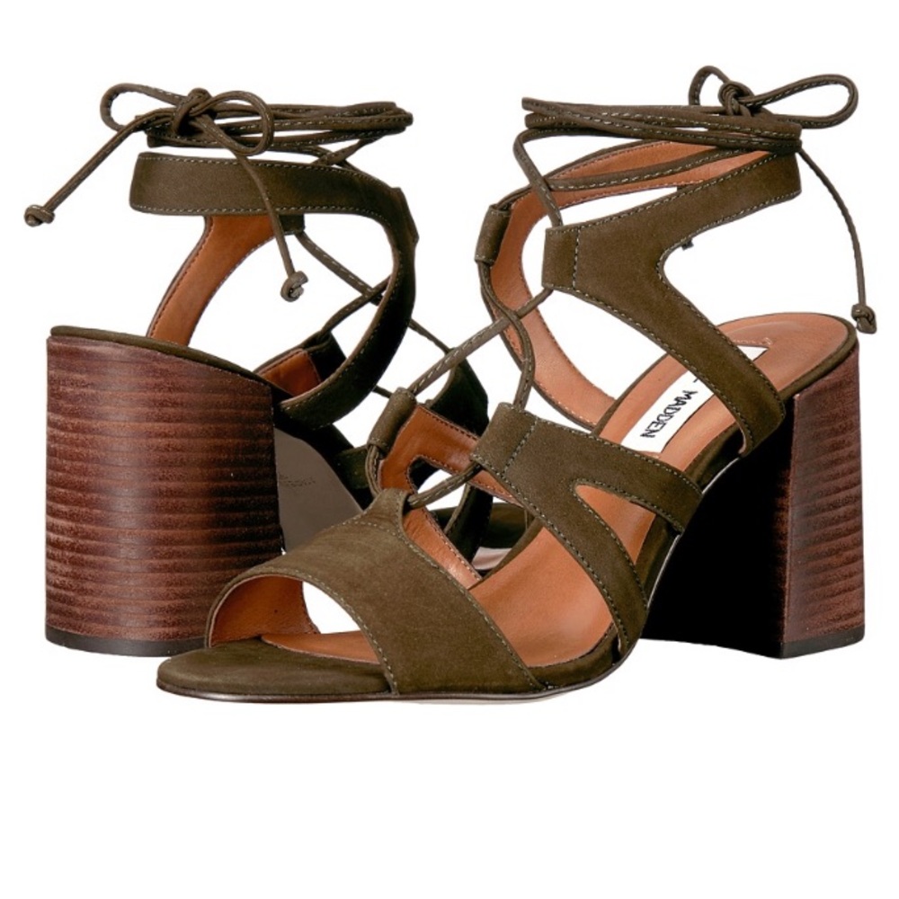 Steve Madden Spindle sandal olive green