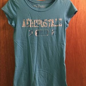 Blue Aeropostale shirt
