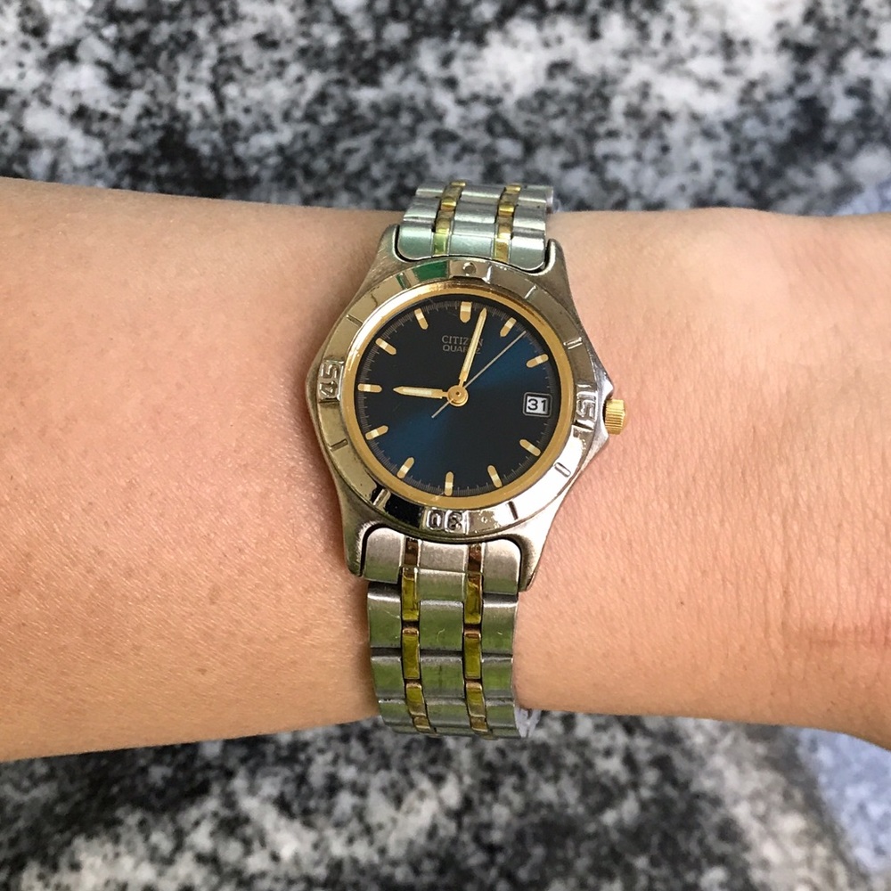 Citizen Quartz two tone watch
