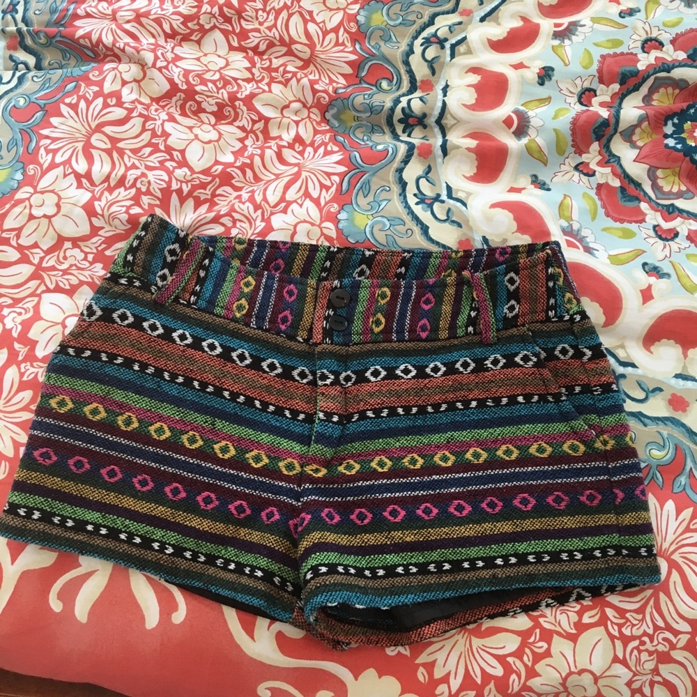 Patterned Forever 21 shorts