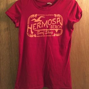 Red Hollister shirt