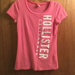 Pink Hollister shirt