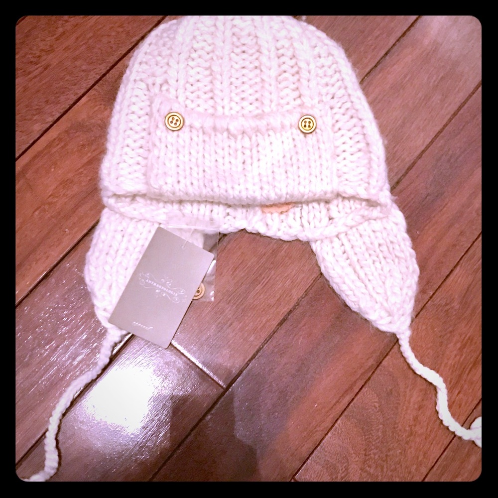 Anthropologie button beanie