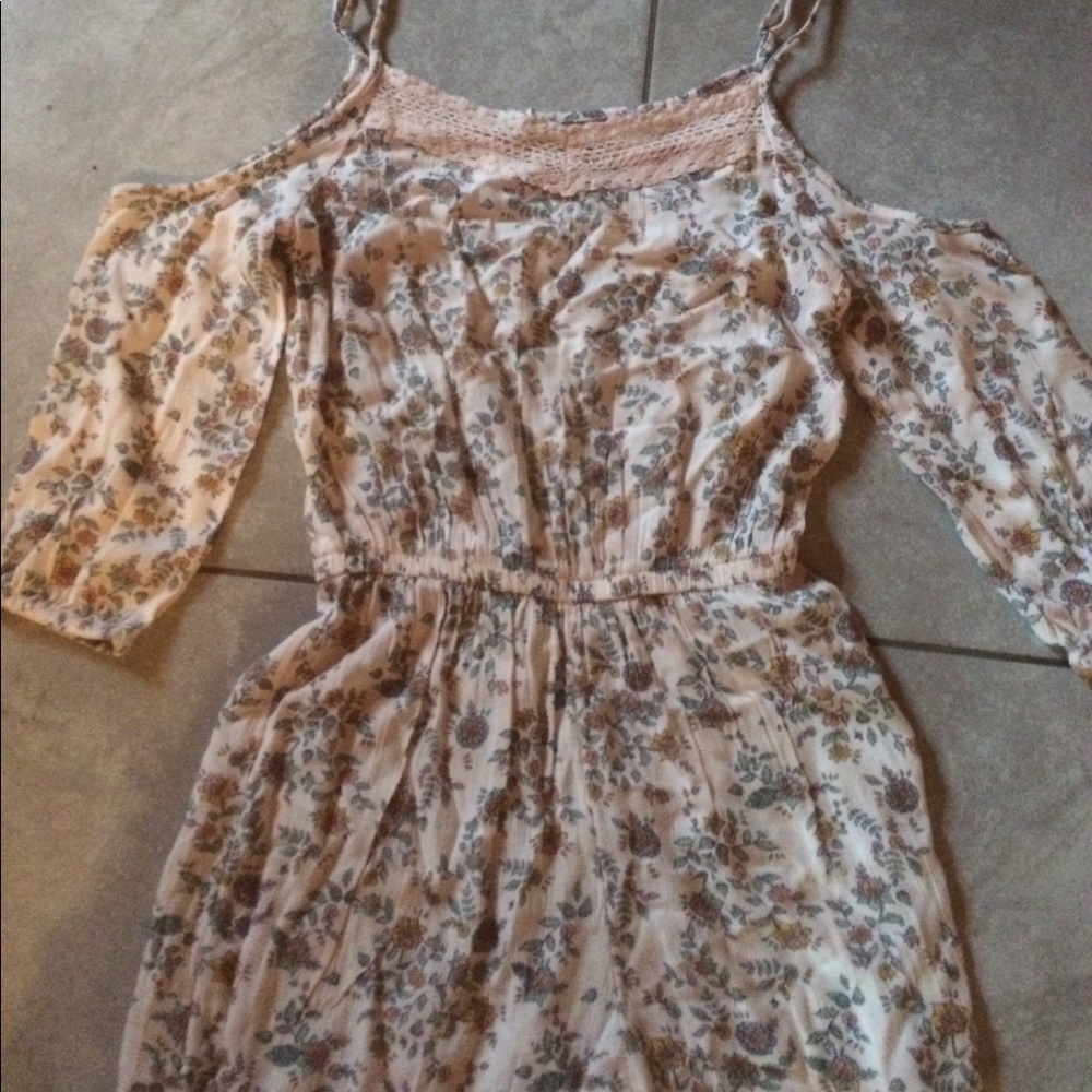 Floral romper shirt