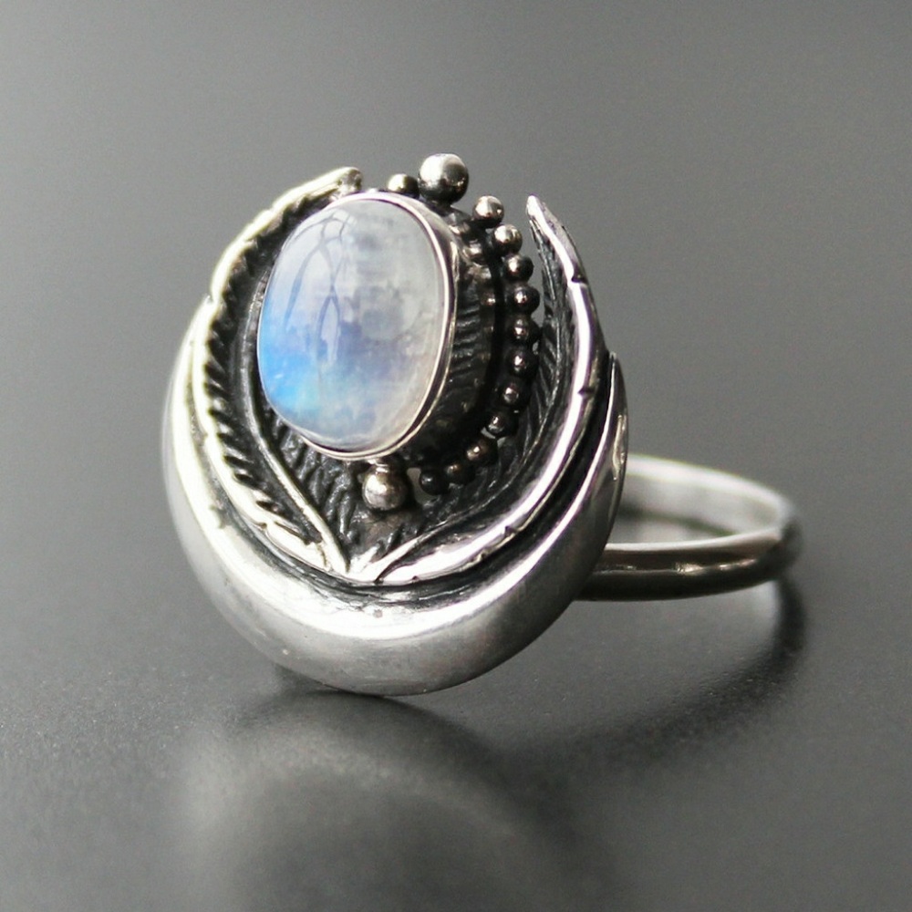 Physis Rainbow Moonstone ring