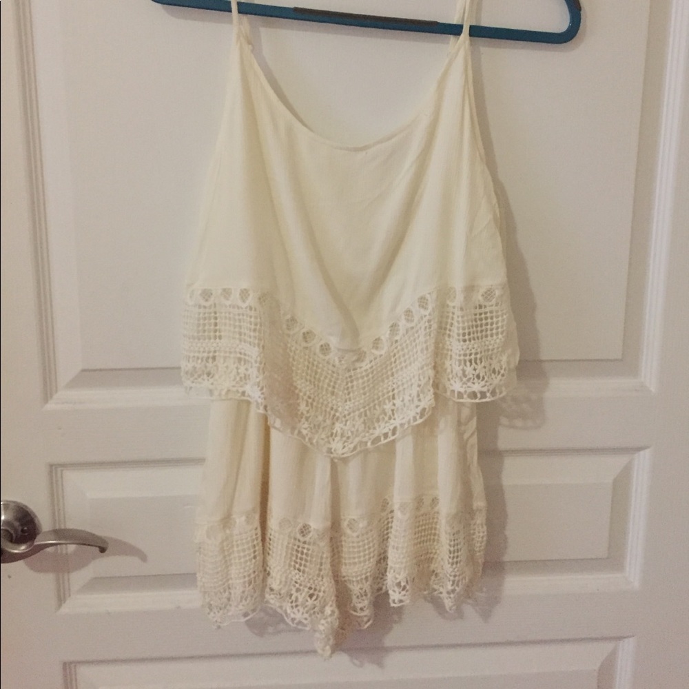 Cream romper