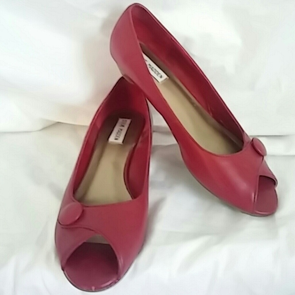 Steve Madden red dress flats loafers