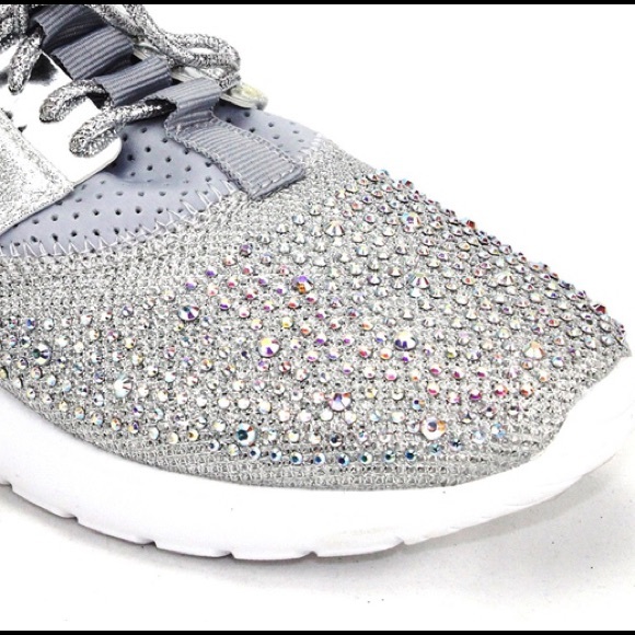 23 off Boutique Shoes Rhinestone diamond bling sneakers tennis shoes