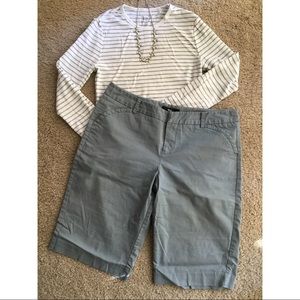 EUC Grey Long Shorts Size 8