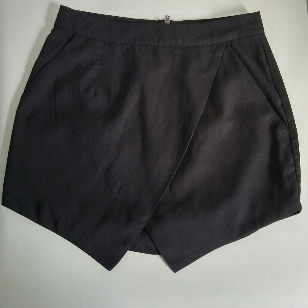 Paper Hearts Black Mini Skirt Small