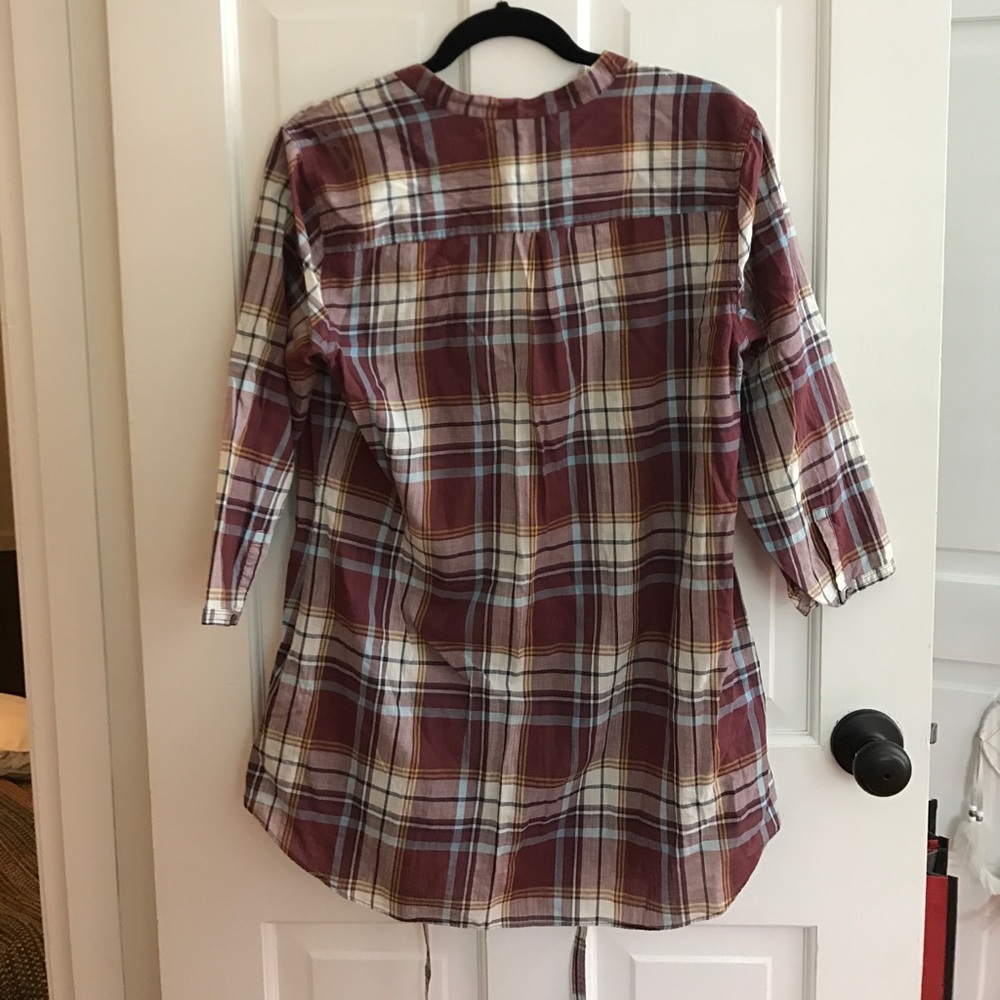 Hollister Plaid shirt/dress - Picture 2 of 2