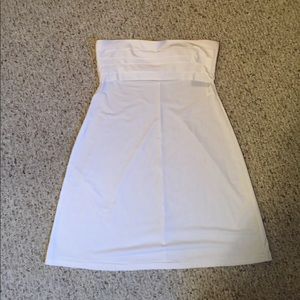 Strapless shirt/short dress/beach cover up