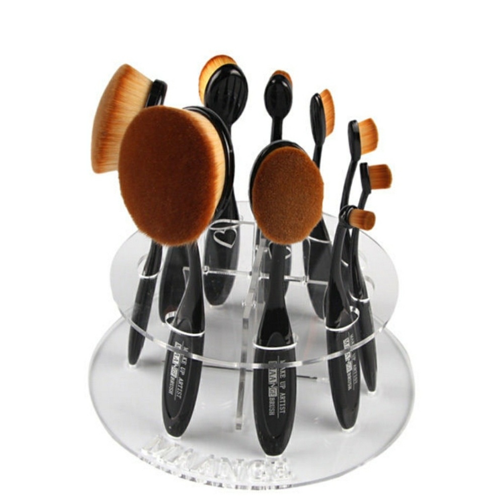 SOLD Oval Brush Holder/Organizer