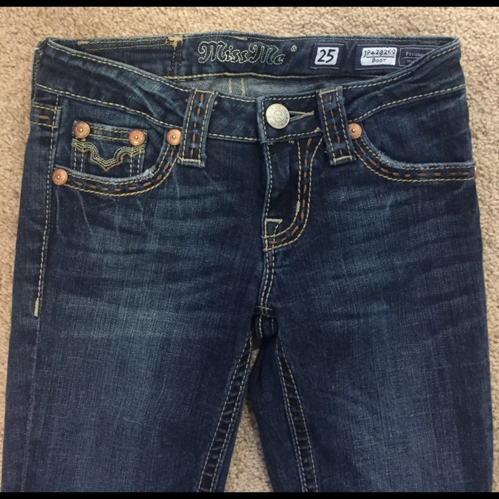 Miss Me jeans lightly worn