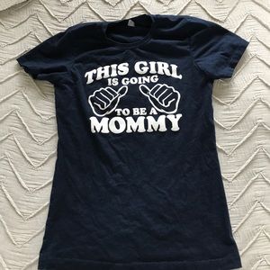 New Mommy Announcement Graphic Tee
