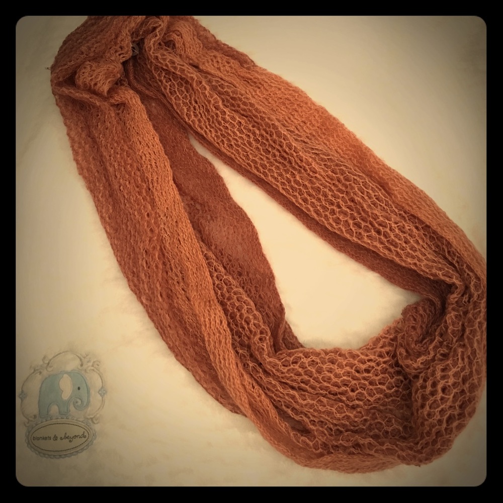 Burnt pink colored scarf. 2 toned color. New. $7