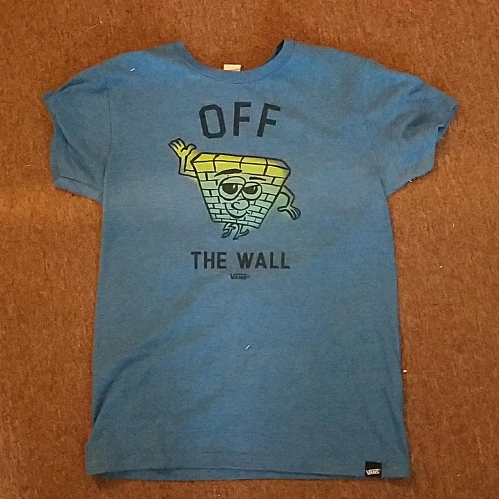 Vintage rare vans of the wall 90's retro tee