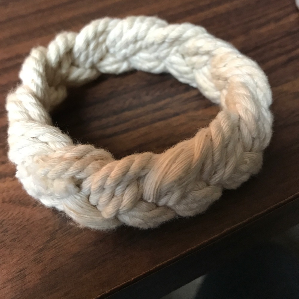 Nautical rope bracelet