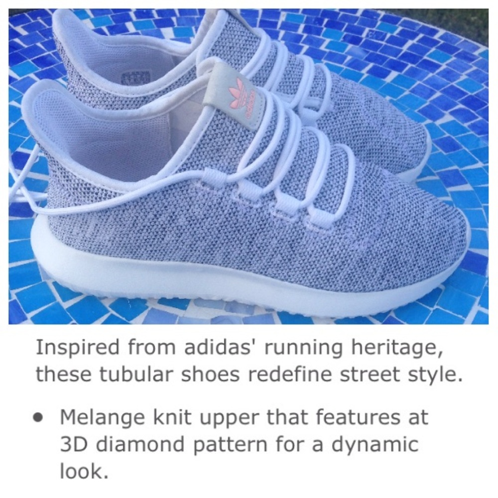 SOLD!  Adidas Originals Tubular Shadow sneakers - Picture 2 of 4
