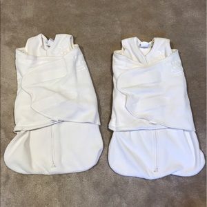 2 Halo sleep Swaddles