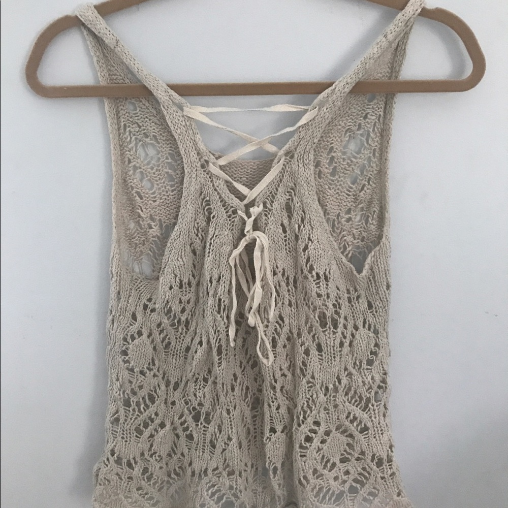 Staring at Stars Crochet Top (Back)