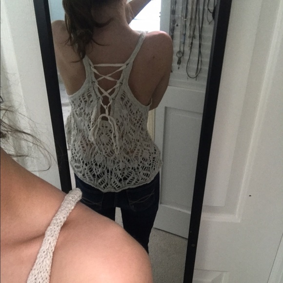 Staring at Stars Crochet Top (Back) - Picture 3 of 4