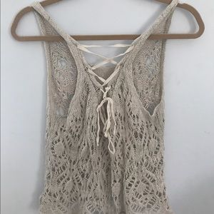 Staring at Stars Crochet Top (Back)