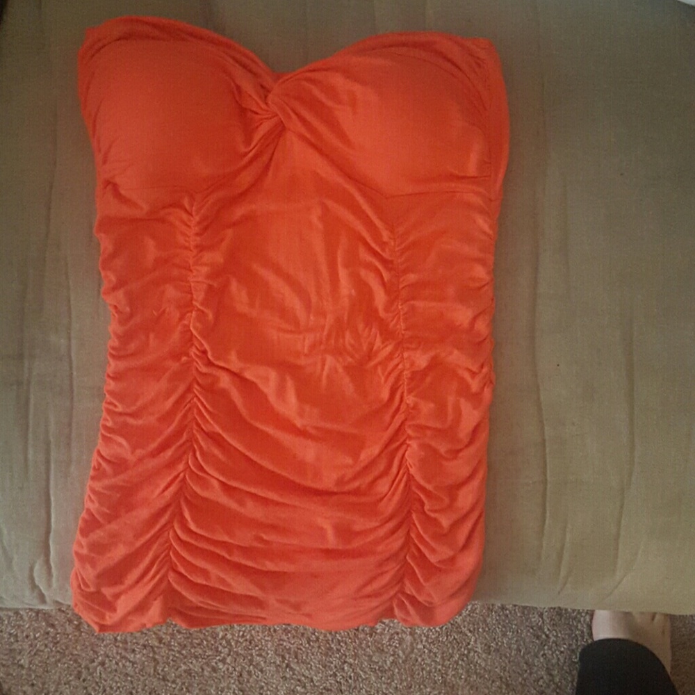 strapless tank