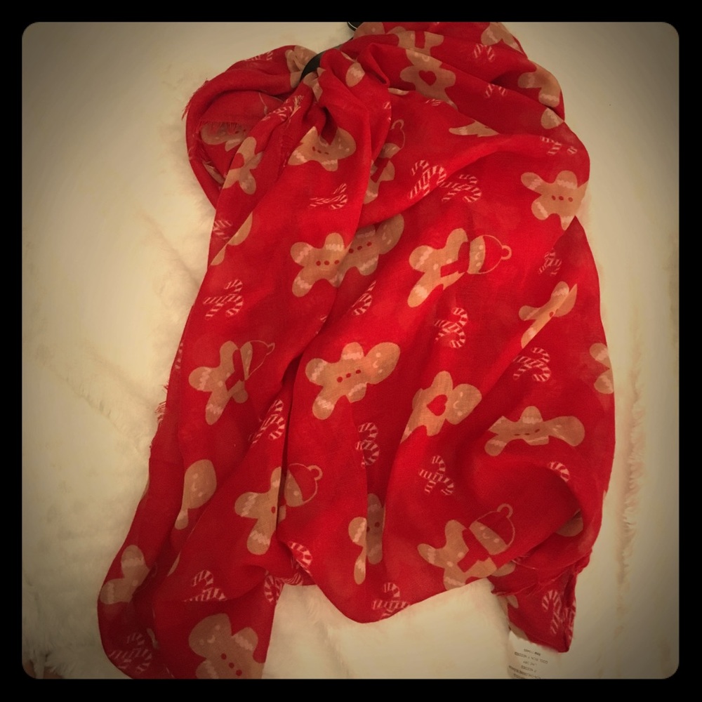 Christmas holiday scarf. New with tags. $7
