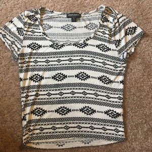 Tribal crop top