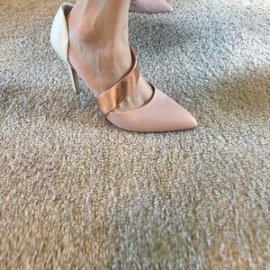 nude strip high heel