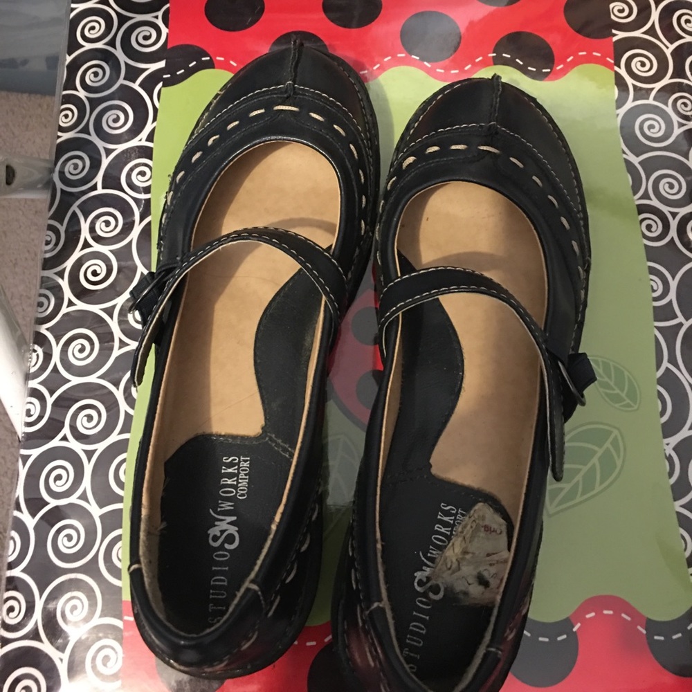 Studio Works slip in sandals
