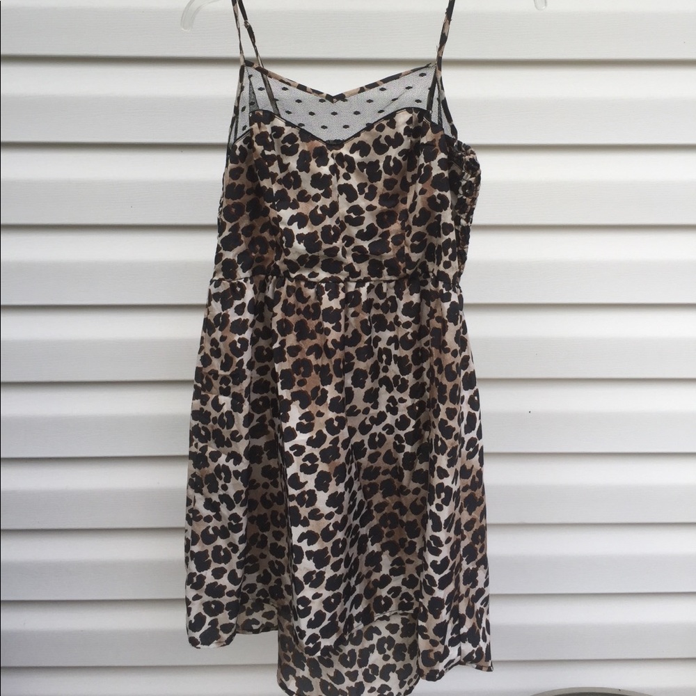 Cheetah print dress - M
