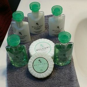 NWOT Bulgari Travel Amenities Set