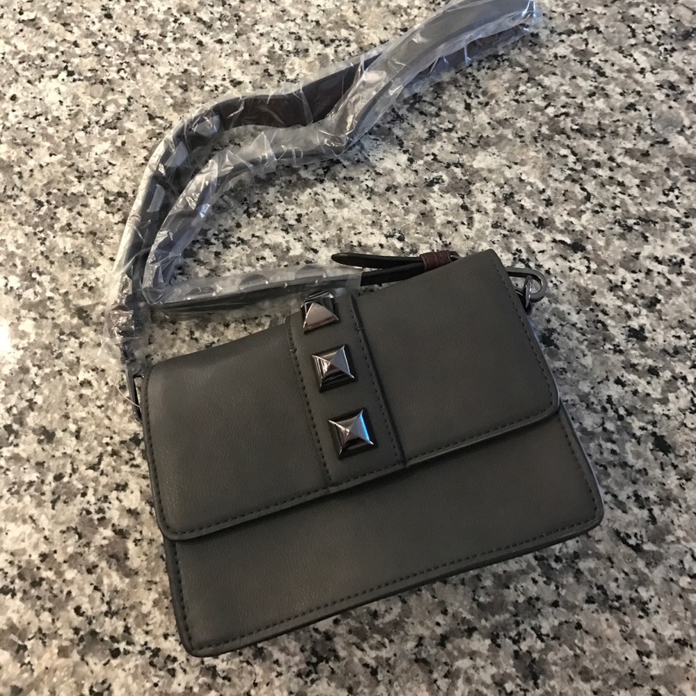 Black Studded Steven Madden Purse