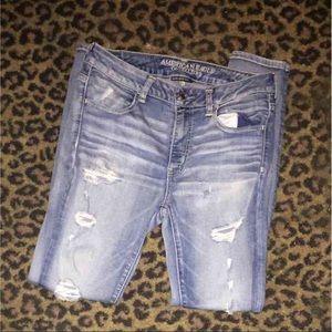 American eagle skinny jeans size 10 R
