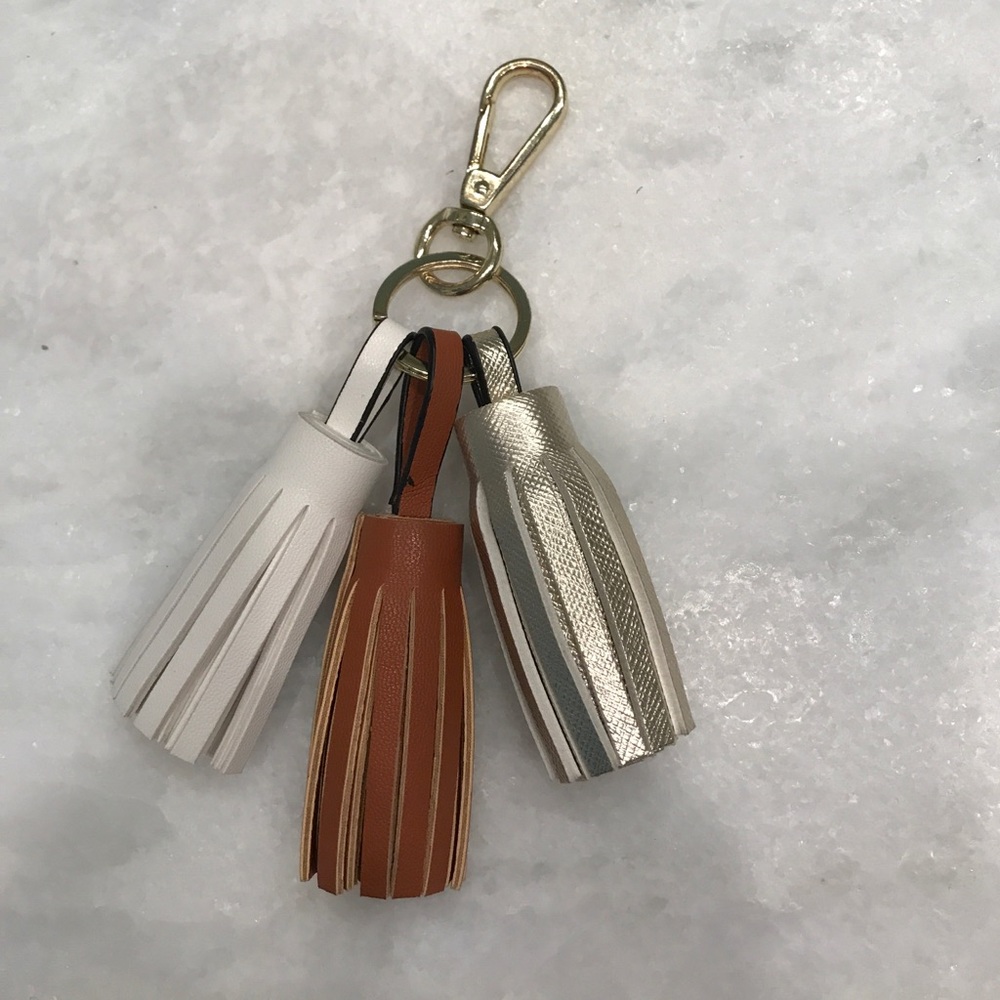 Three tassel keychain