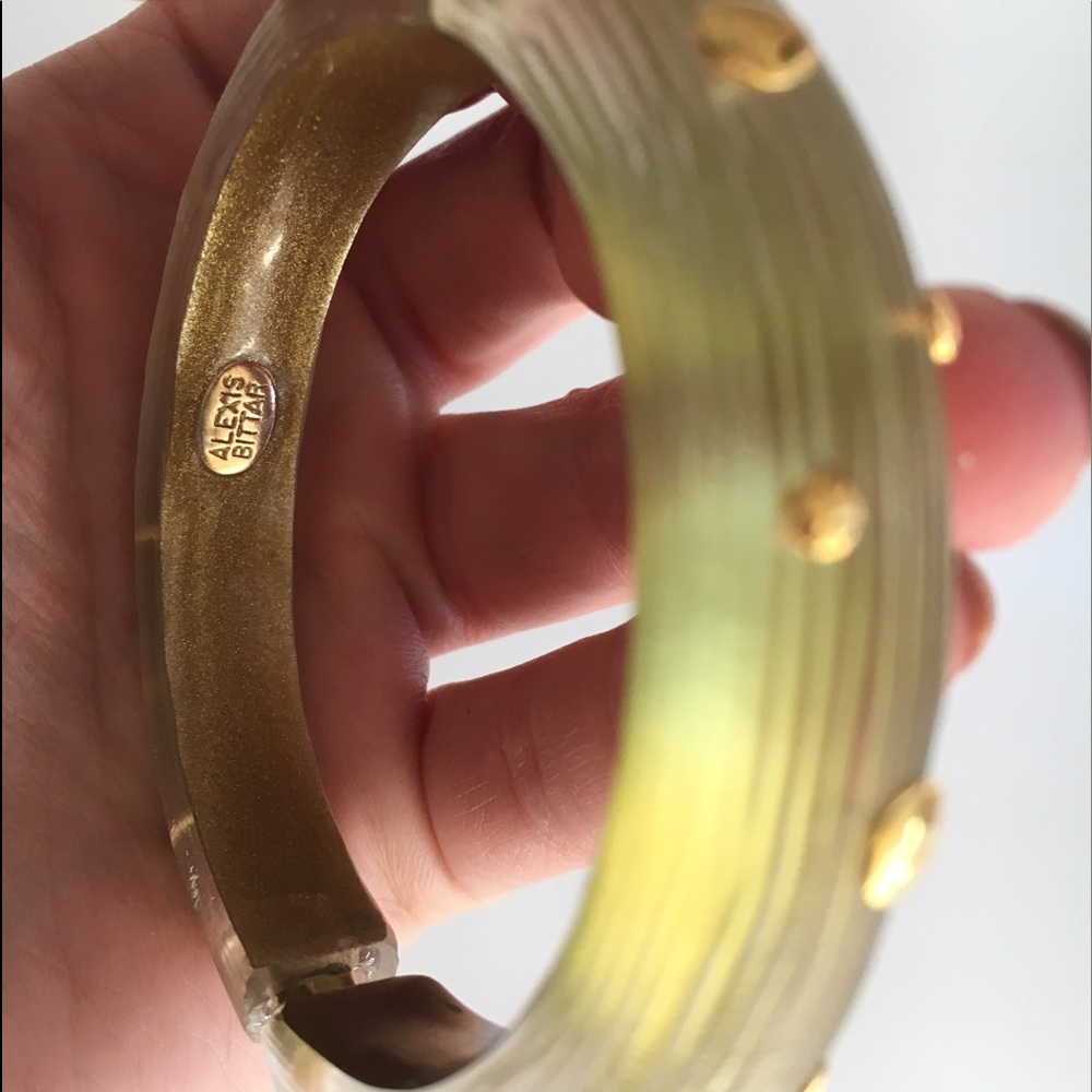 Alexis Bittar lucite bangle
