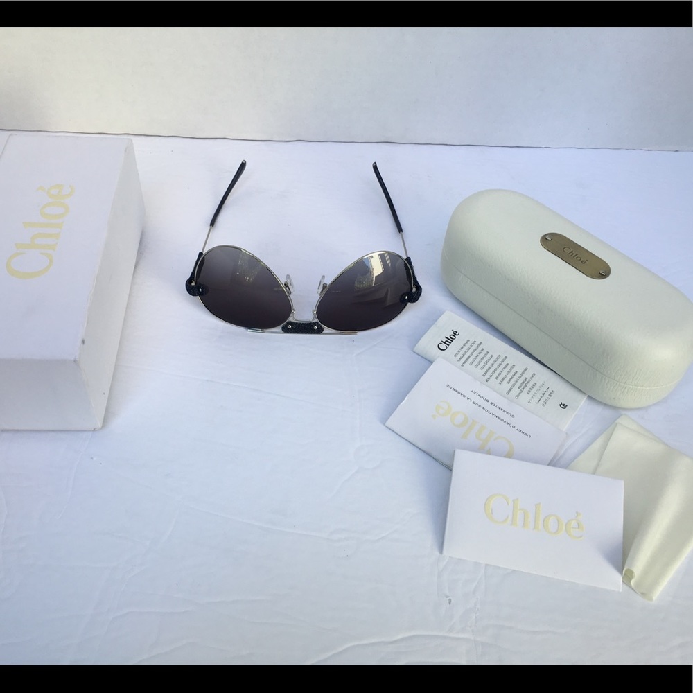 Chloe denim Tamaris Aviator sunglasses