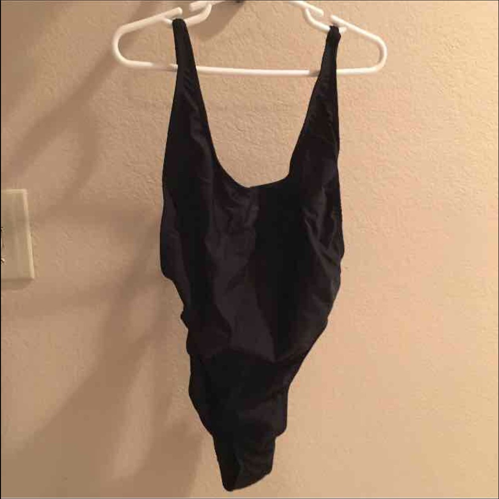 American Apparel high-cut Nylon one piece