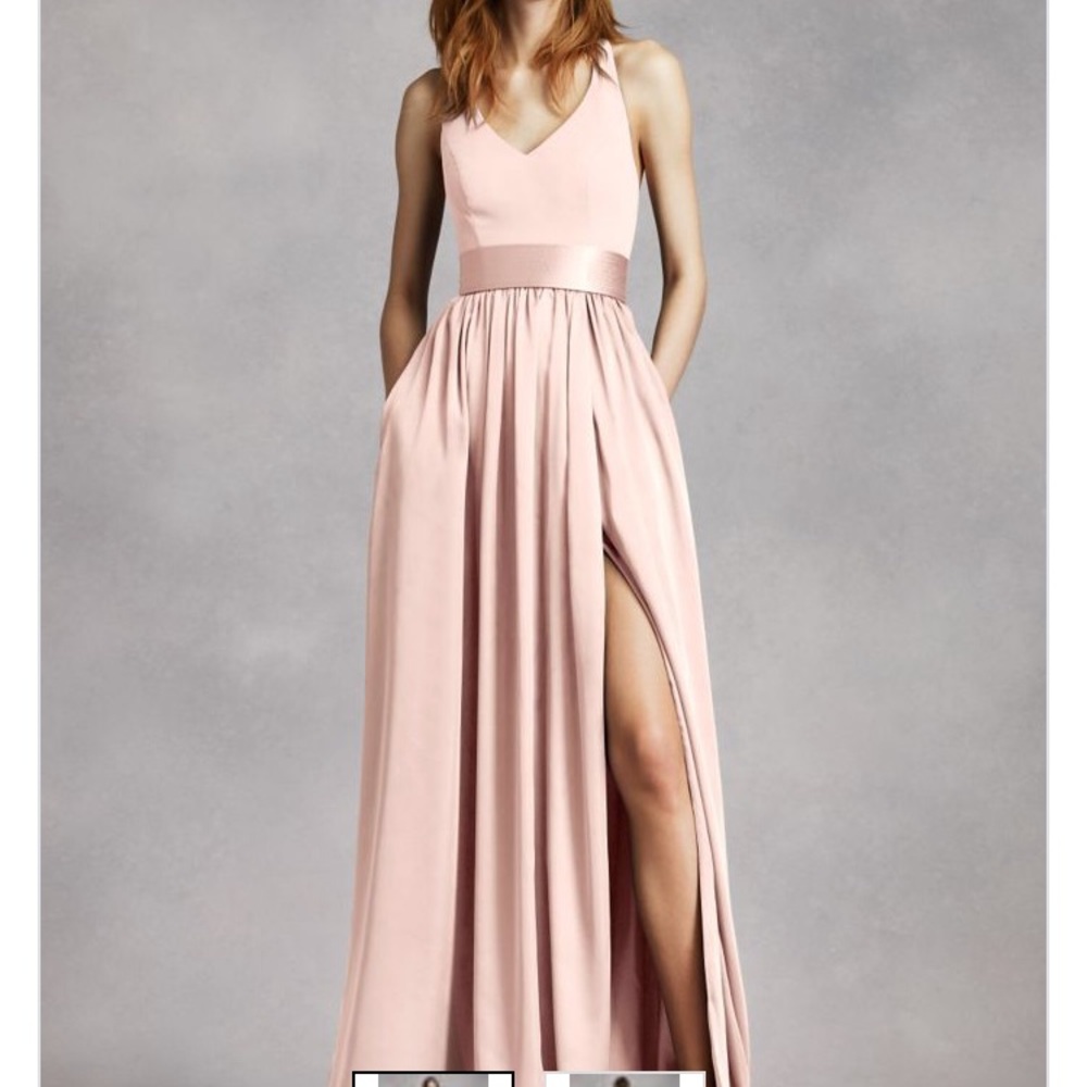 Davids bridal halter bridesmaid/formal gown
