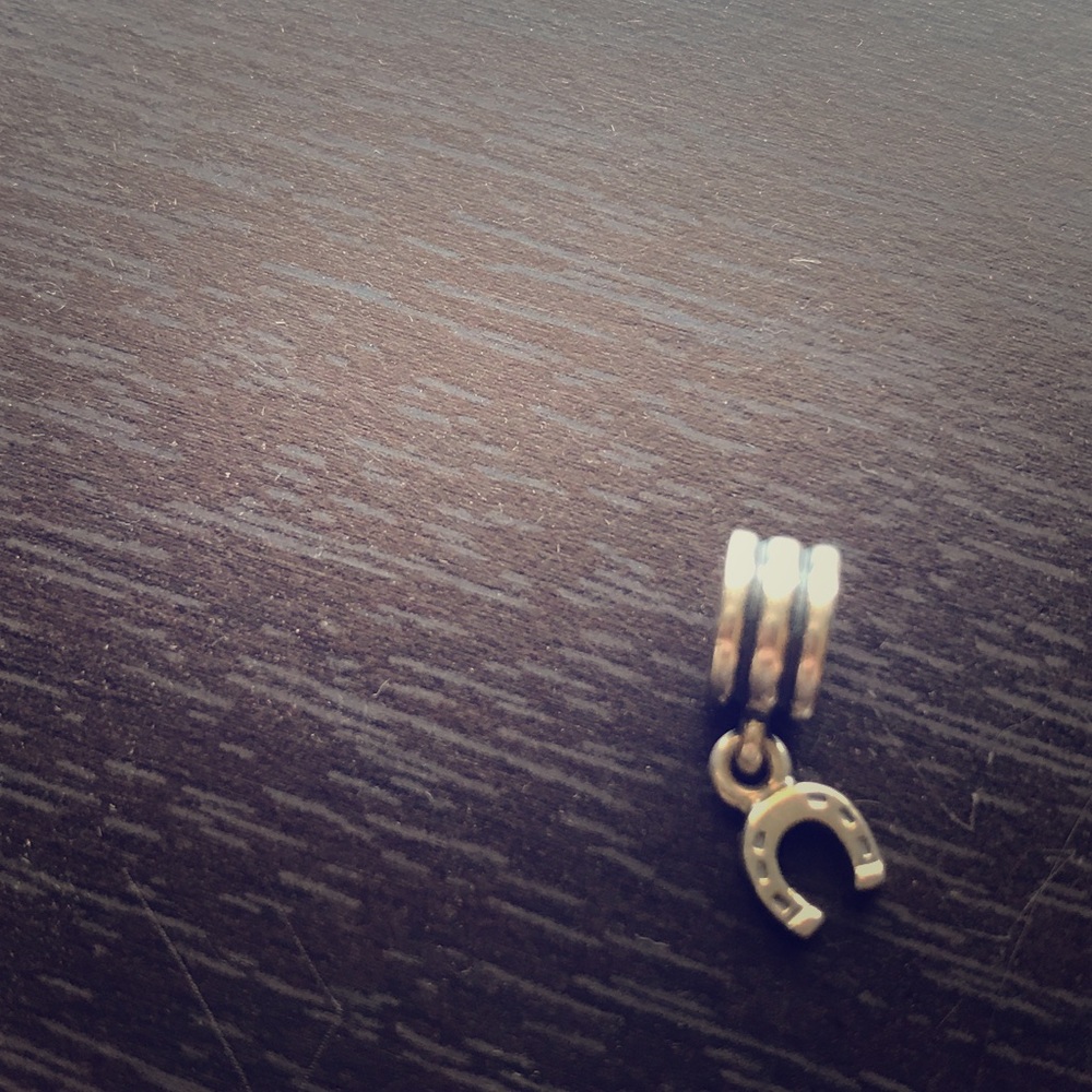 Pandora horseshoe charm