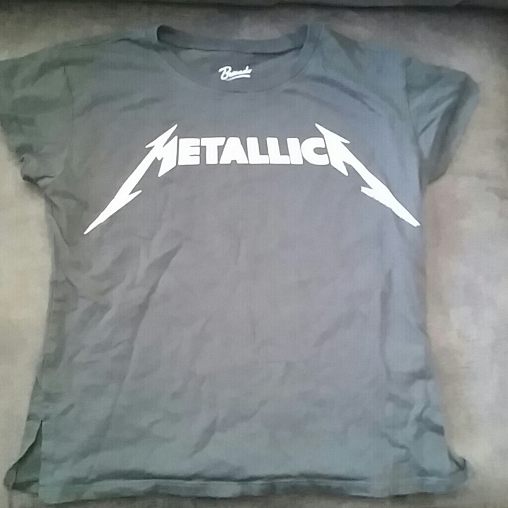 Metallica crop top