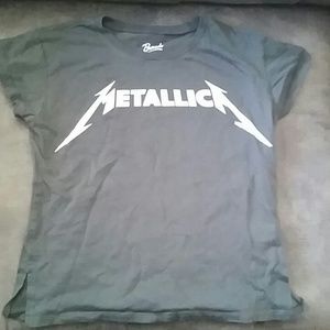 Metallica crop top